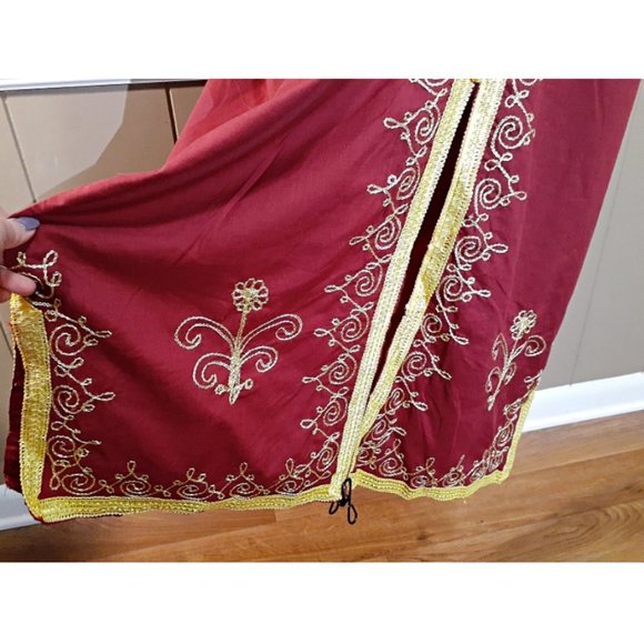 SOLD! Moroccan Embroidered Kaftan Abaya Plus - Picture 5 of 7